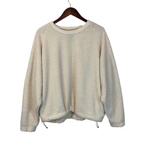Standard Cloth Urban Outfitters Cream Fleece Crewneck Sweatshirt Size Large